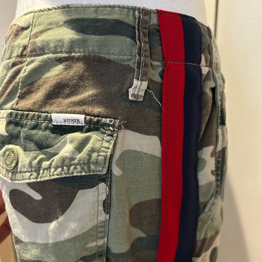 MOTHER Green Track Pants